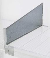 Trennelement fr Fachbden H=100x200 mm, fr Clipbefestigung